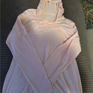 Nike Soft Pink Hoodie with Swoosh